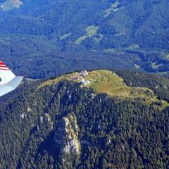 Flugwegposition um 14:23:20: Aufgenommen in der Nähe von Ravne na Koroškem, Slowenien in 2490 Meter